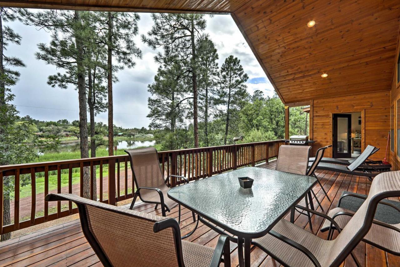 Serene Lakeside Cabin With Decks And Edler Lake Views! Pinetop-Lakeside Exterior photo